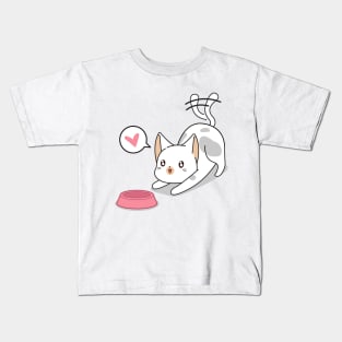 Feeding The Cat Kids T-Shirt